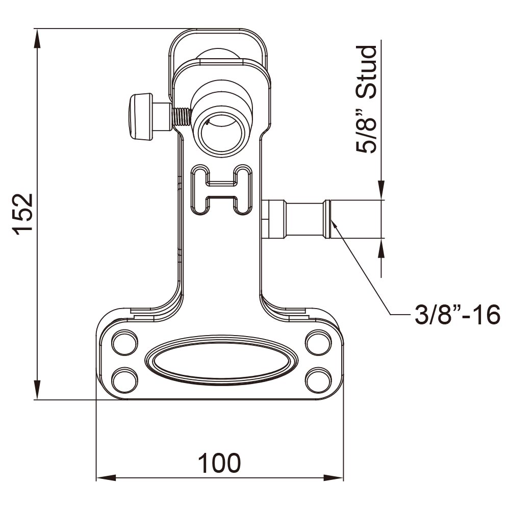 Зажим KUPO KCP-360B ALLI CLAMP