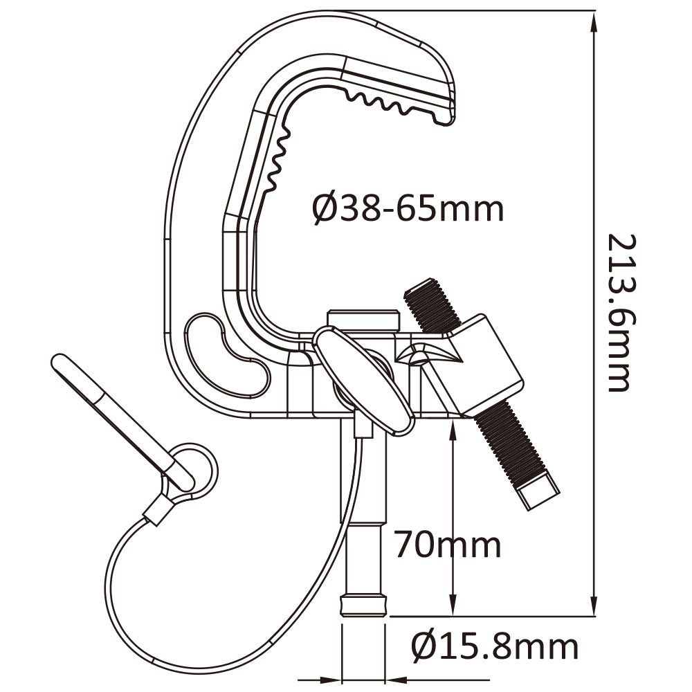 Зажим KUPO C-26 TITAN CLAMP